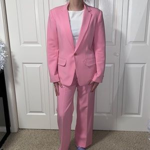 Pink pantsuit